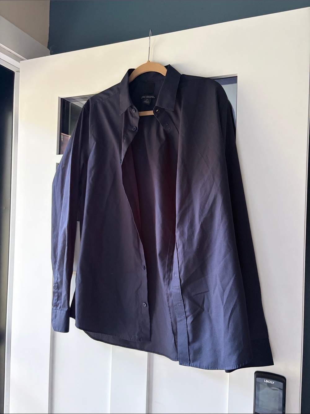 H&M Men's Dark Blue Dress Shirt